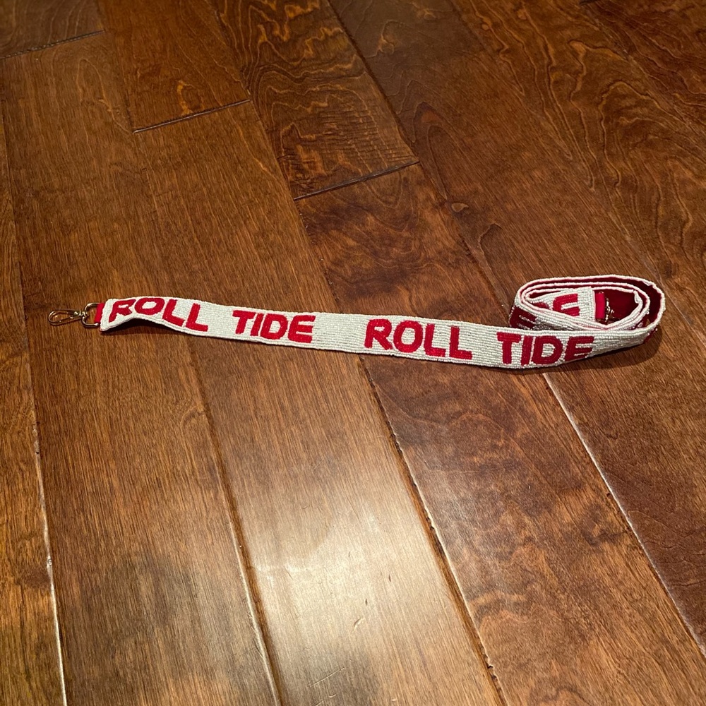 NEW Alabama Roll Tide beaded purse strap